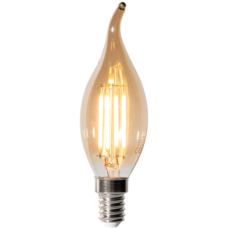 foto del prodotto lampadina led e14 dimmerabile bxs35 oro 4w 450 lm 2200k luedd