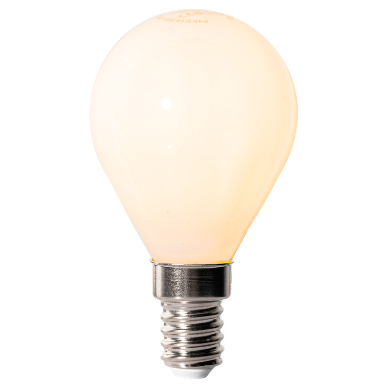 foto del prodotto lampadina led e14 dimmerabile p45 opale 5w 470 lm 2200k luedd