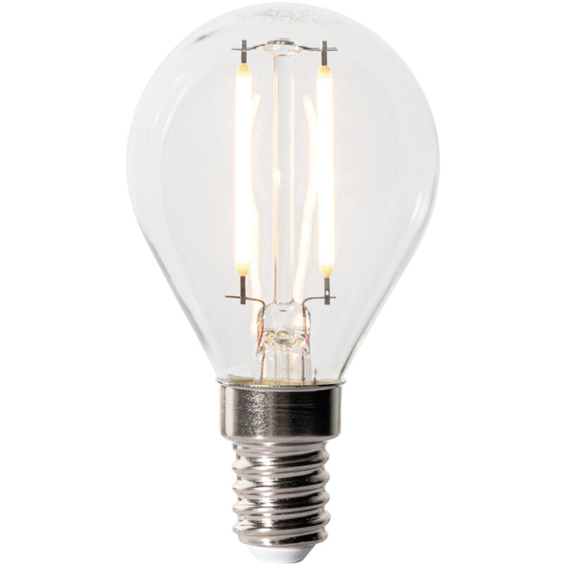 foto del prodotto lampadina led e14 dimmerabile p45 vetro trasparente 3w 250 lm 2700k luedd