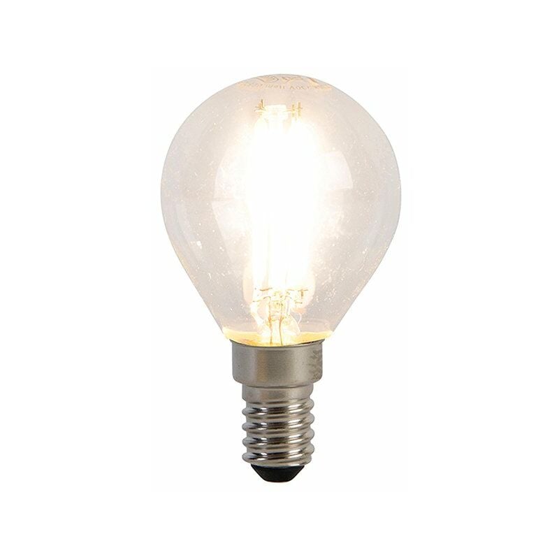 foto del prodotto lampadina led e14 filamento p45 4w 470lm 2700k - luedd