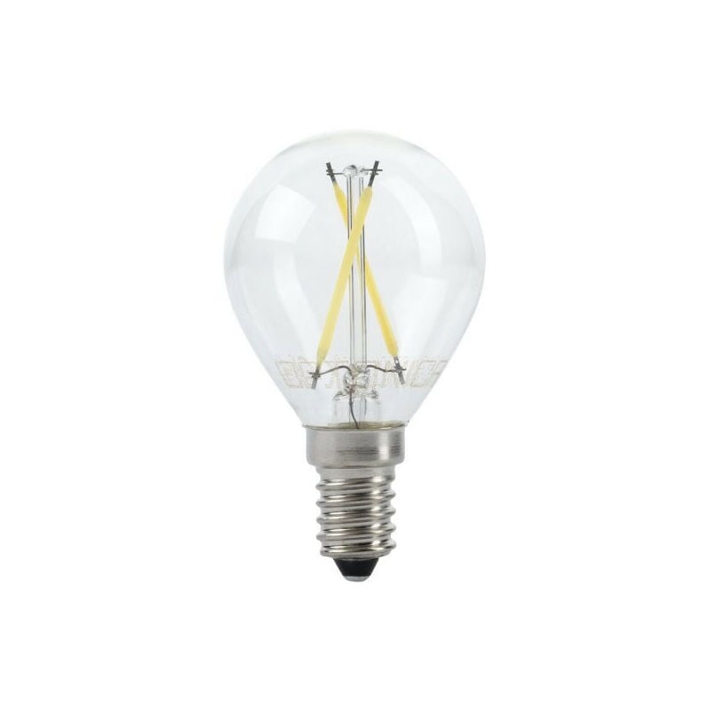 foto del prodotto lampadina led e14 g45 2w 200lm 16w 300 ip20 bianco caldo 2700k