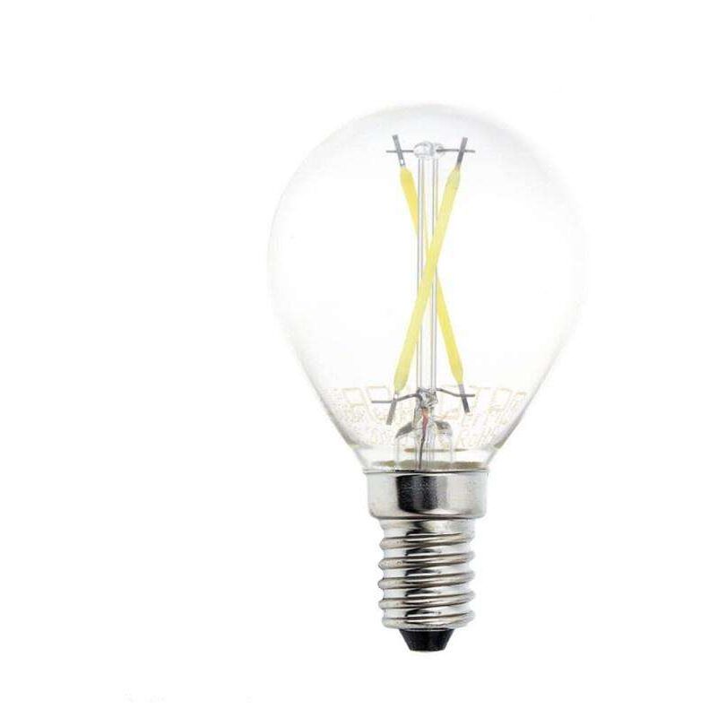 foto del prodotto lampadina led e14 g45 2w equivalente a 16w bianco di giorno 6000k