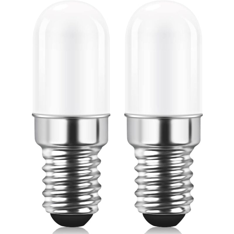 immagine 0 del prodotto lampadina led e14 per frigo, 1,5w equivalenti a 15w, bianco caldo 3000k, lampadina per frigo, lampada di sale, macchina da cucire, non dimmerabile,