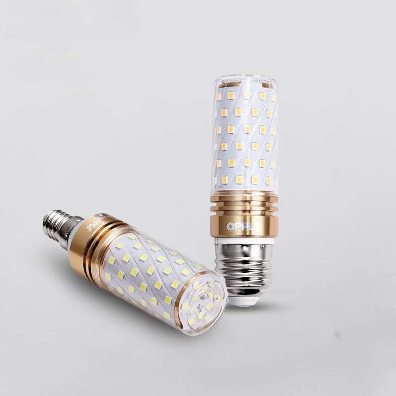 foto del prodotto lampadina led e27 12w, lampadina a vite super luminosa a forma di bolla di mais grande, luce bianca