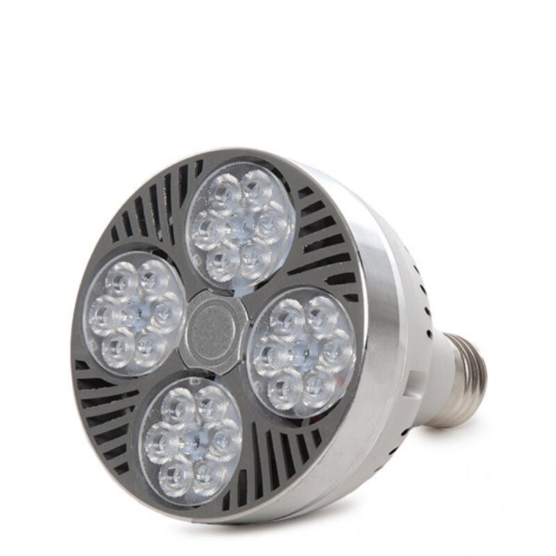 foto del prodotto lampadina led e27 35w 2.800lm 6000 k par30 ventilatore 40.000h ho par30 35 wf cw 