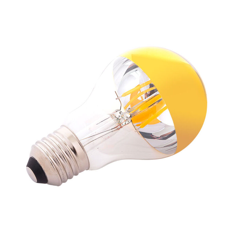 foto del prodotto lampadina led e27 4w 273lm 2000 k filamento a6 riflettore oro 40.000h wr a60 golden 4w ww 