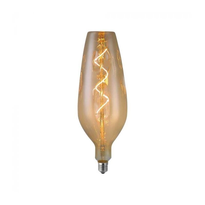 foto del prodotto lampadina led e27 4w b125 filamento a spirale vetro fum 2700k v tac