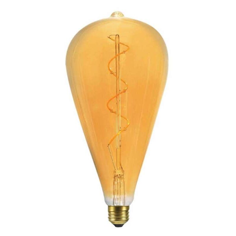 foto del prodotto lampadina led e27 4w st120 filamento a spirale ambrato 2700k v tac