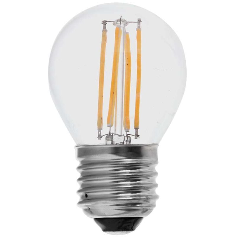 foto del prodotto lampadina led e27 6w 100lm w g45 filamento bianco naturale v tac