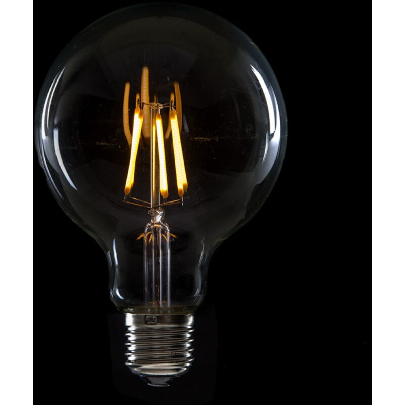 foto del prodotto lampadina led e27 6w 432lm 2000 k filamento g95 40.000h ho lf g95 e27 6w ww 