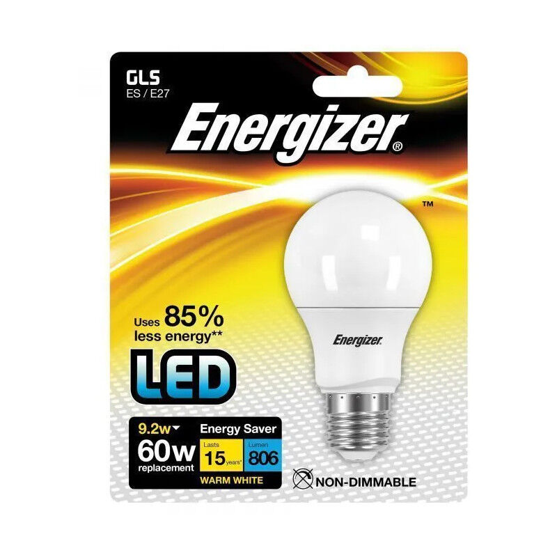 foto del prodotto lampadina led e27, 806 lumen, 9.2w 60w
