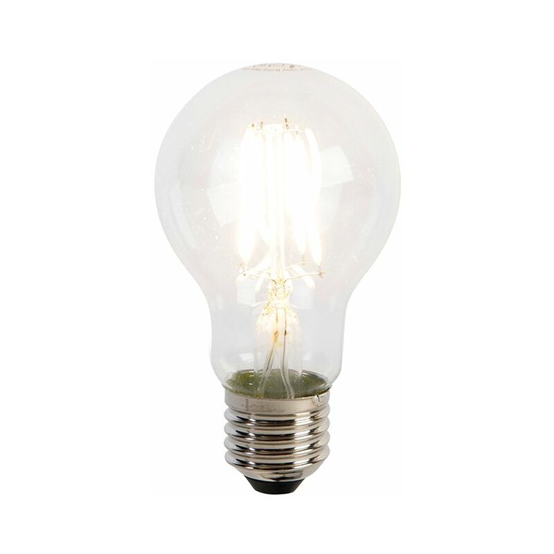 foto del prodotto lampadina led e27 a filamento a60 sensore crepuscolare 4w 470lm 2700k luedd