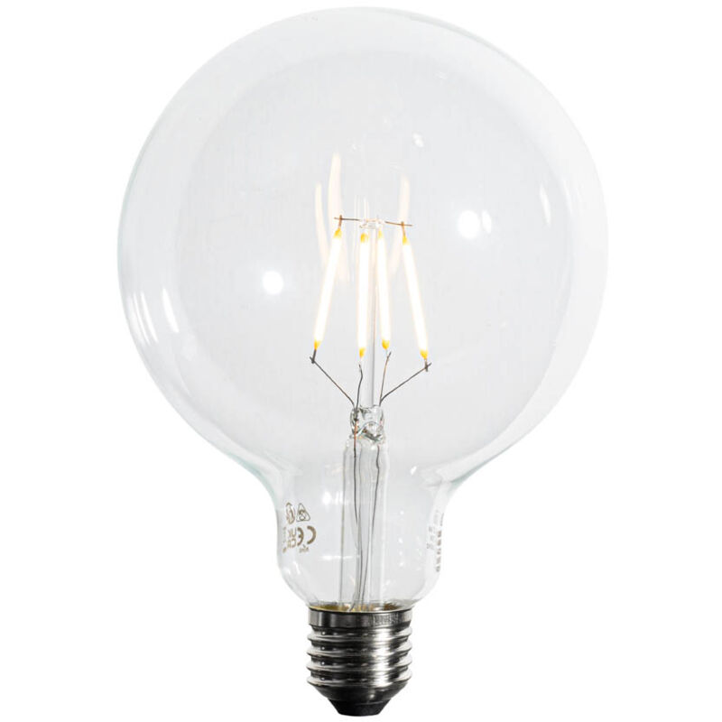 foto del prodotto lampadina led e27 a filamento spirale dimmerabile a 3 livelli g125 4w 450lm 2700k luedd