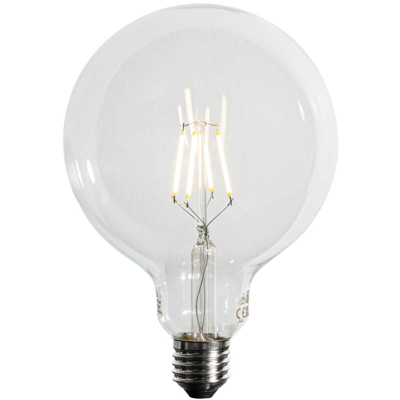 foto del prodotto lampadina led e27 a filamento spirale dimmerabile a 3 livelli g125 4w 450lm 3000k luedd