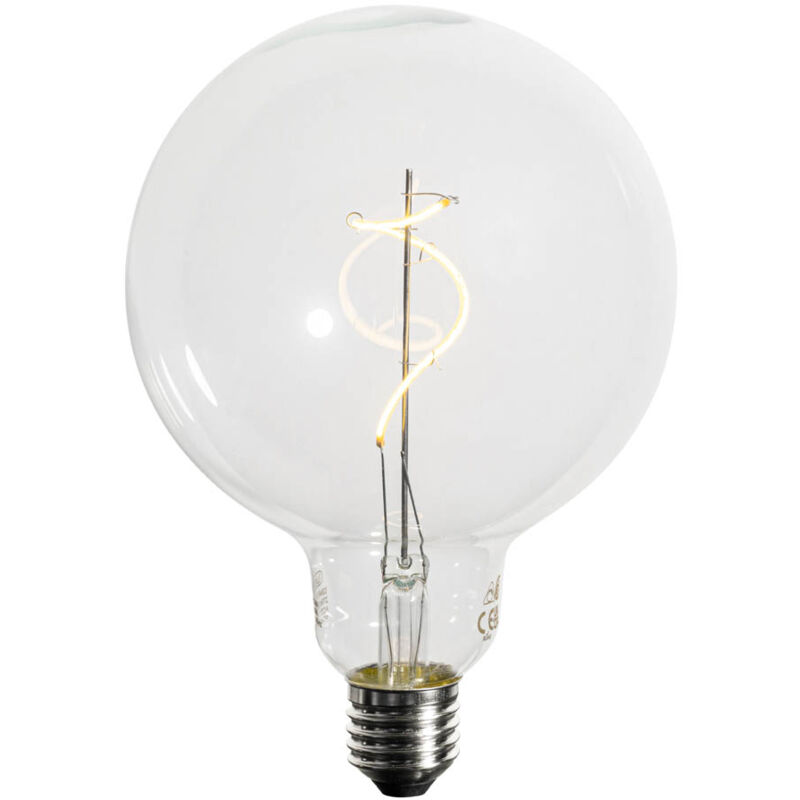 foto del prodotto lampadina led e27 dimmerabile a spirale filamento g125 4w 270lm 2700k luedd