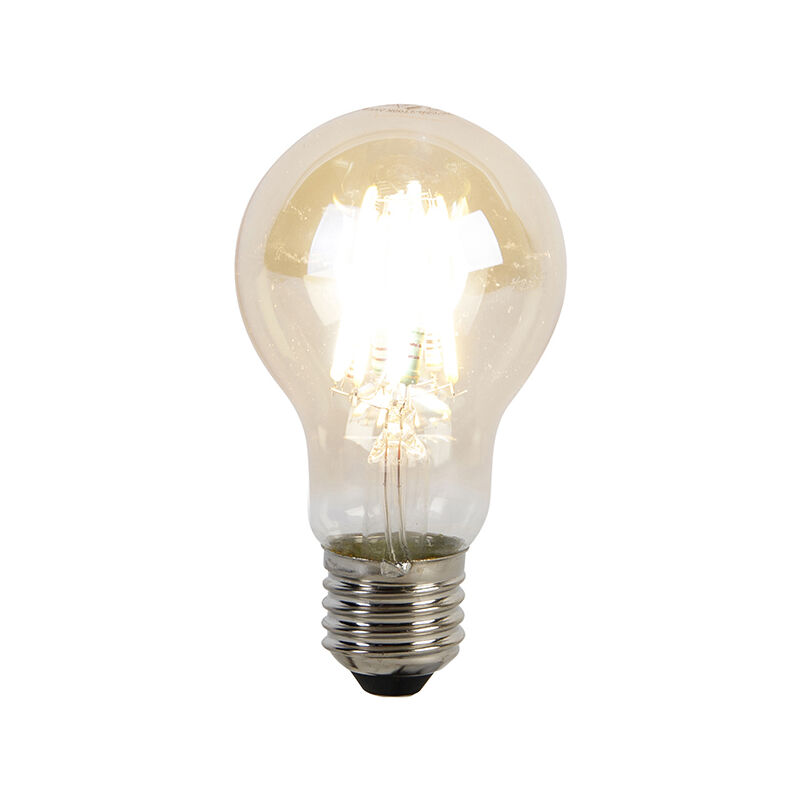 foto del prodotto lampadina led e27 dimmerabile in kelvin a60 goldline 8w 806lm 2000 2700k luedd