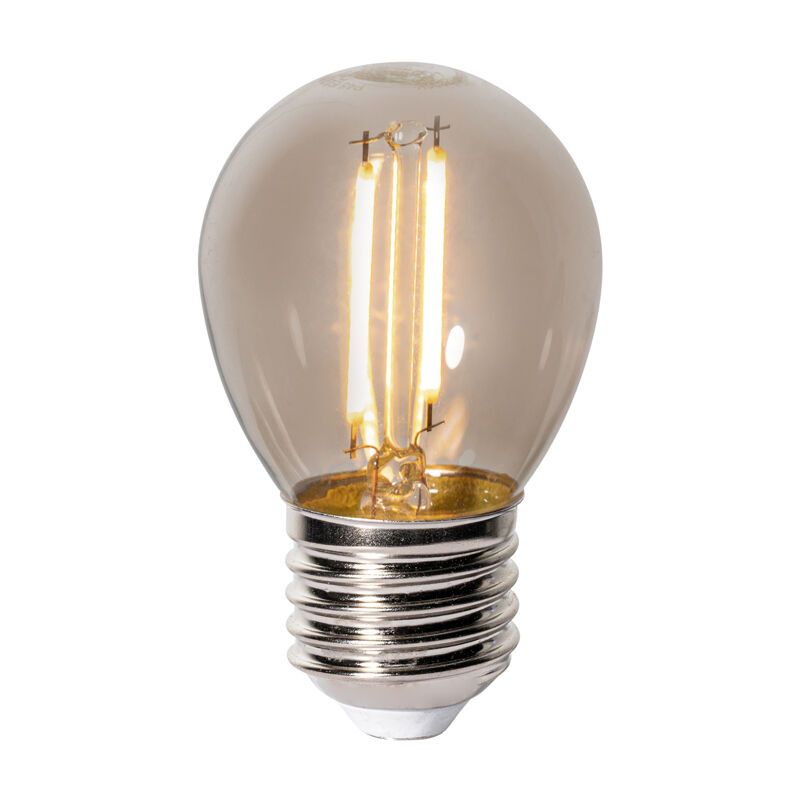 foto del prodotto lampadina led e27 dimmerabile p45 fum 3w 250 lm 2200k luedd