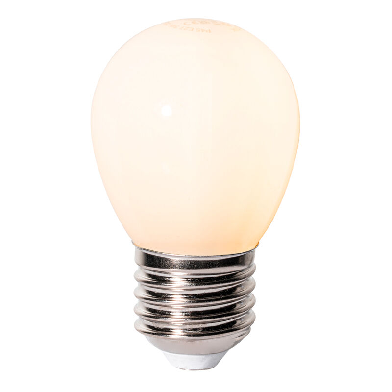 foto del prodotto lampadina led e27 dimmerabile p45 vetro opale 3w 250 lm 2200k luedd