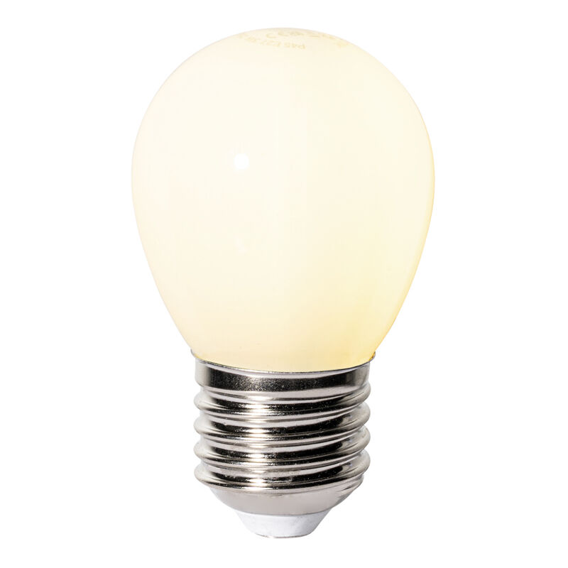 foto del prodotto lampadina led e27 dimmerabile p45 vetro opale 3w 250 lm 3000k luedd