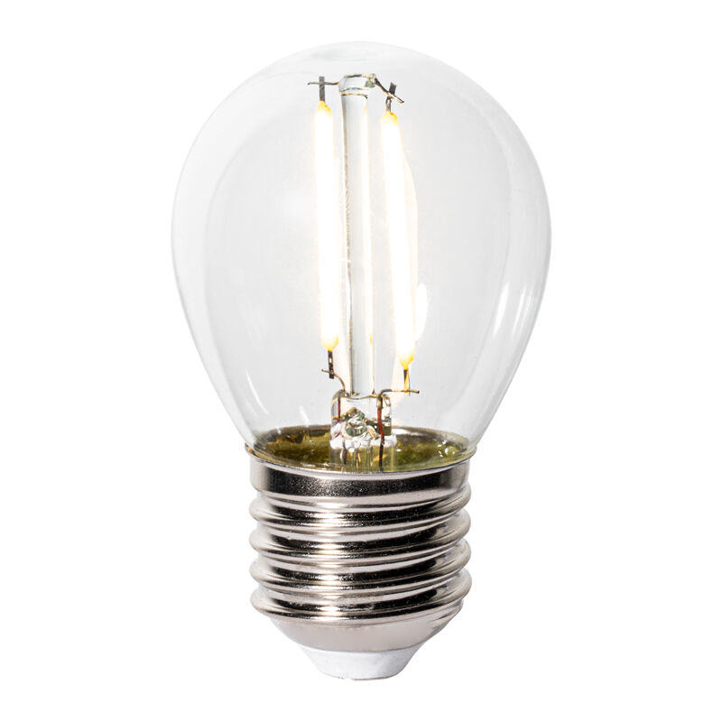 foto del prodotto lampadina led e27 dimmerabile p45 vetro trasparente 3w 250 lm 3000k luedd