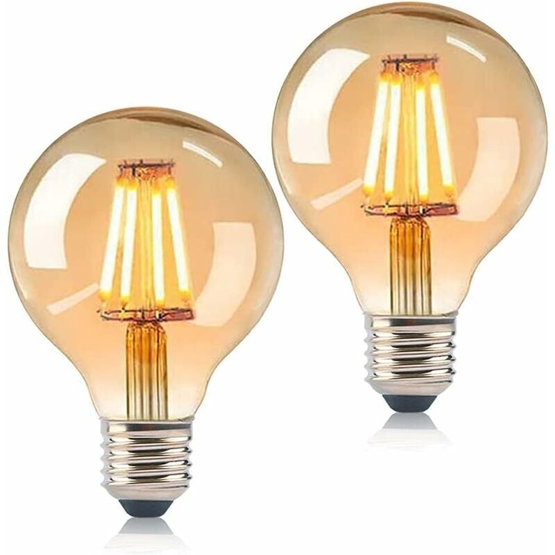 foto del prodotto lampadina led e27 edison retro lampadina led 6w g80 lampadina decorativa bianco caldo illuminazione domestica decorazione caffetteria