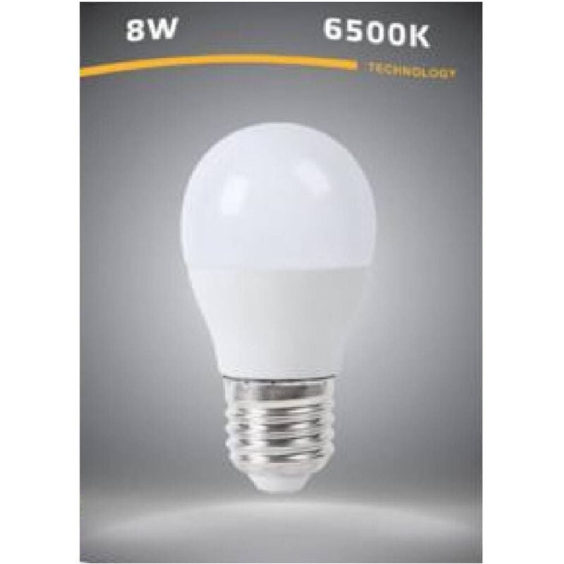 foto del prodotto lampadina led e27 g45 8 watt 15d bulbo luce bianco caldo freddo naturale g4509 bianco freddo trade shop traesio