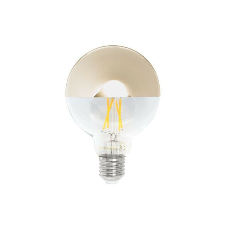 foto del prodotto lampadina led e27 g95 7w 800lm 53w 180 95mm ip20 bianco caldo 2700k