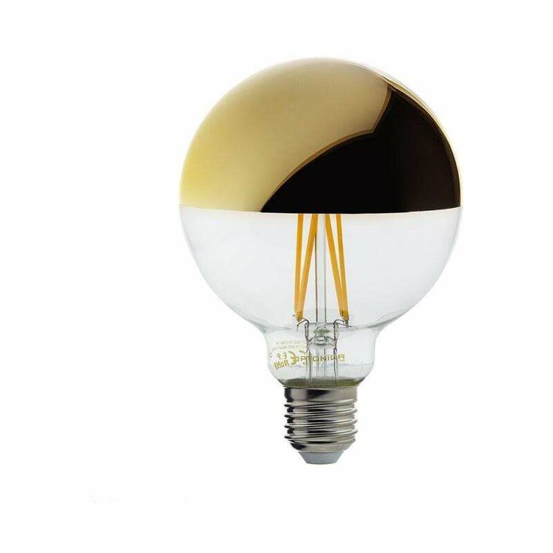 foto del prodotto lampadina led e27 g95 da 4w equivalenti a 27w bianco caldo 2700k