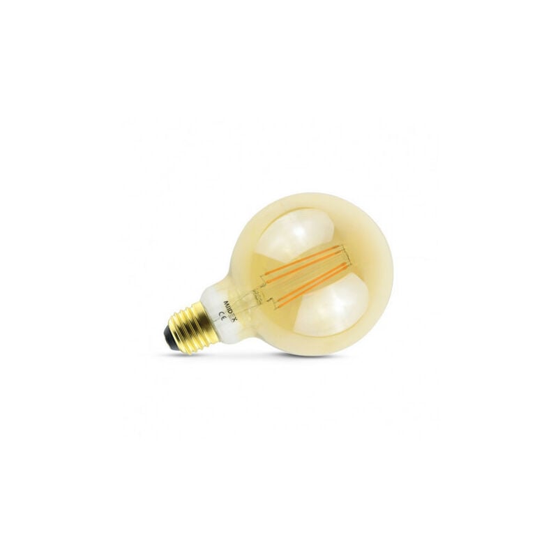 foto del prodotto lampadina led e27 g95 filament 8w 1000lm 280 bianco caldo 2700k