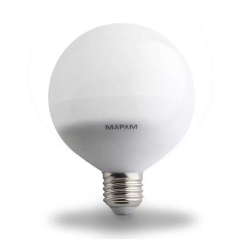 foto del prodotto lampadina led e27 globo g120 16w attacco grande luce calda 3000k palla sfera 00197 trade shop traesio