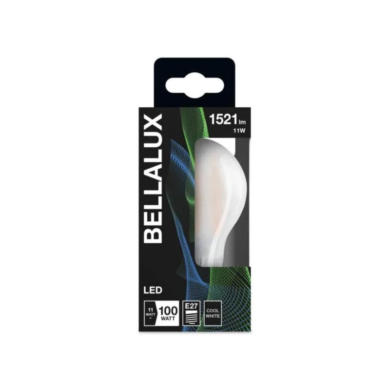 foto del prodotto lampadina led e27 smerigliata standard, 11w, bianco freddo.