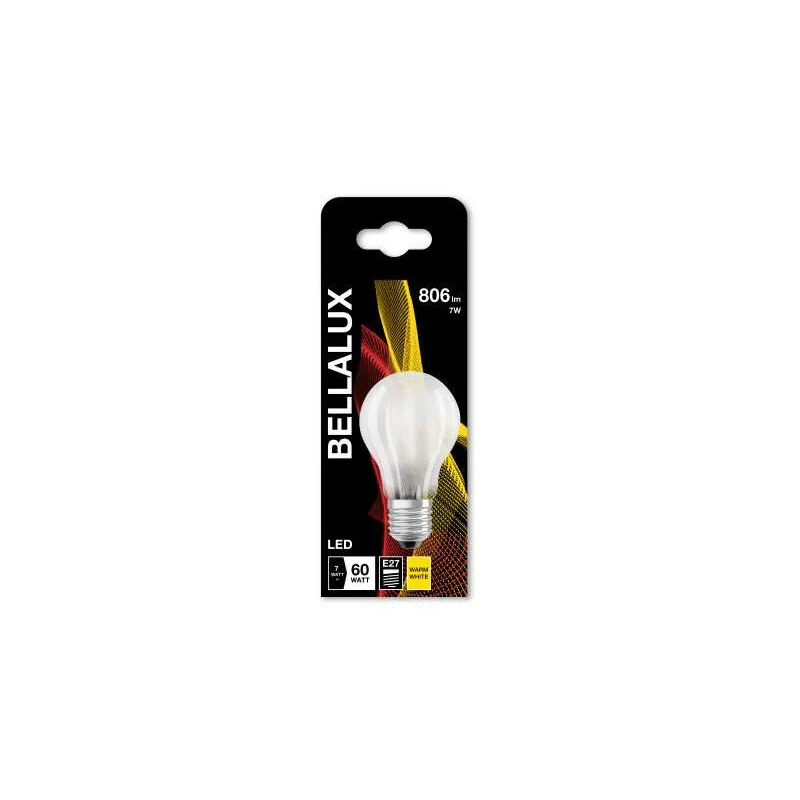 foto del prodotto lampadina led e27 smerigliata standard, 6,5w, bianco caldo.