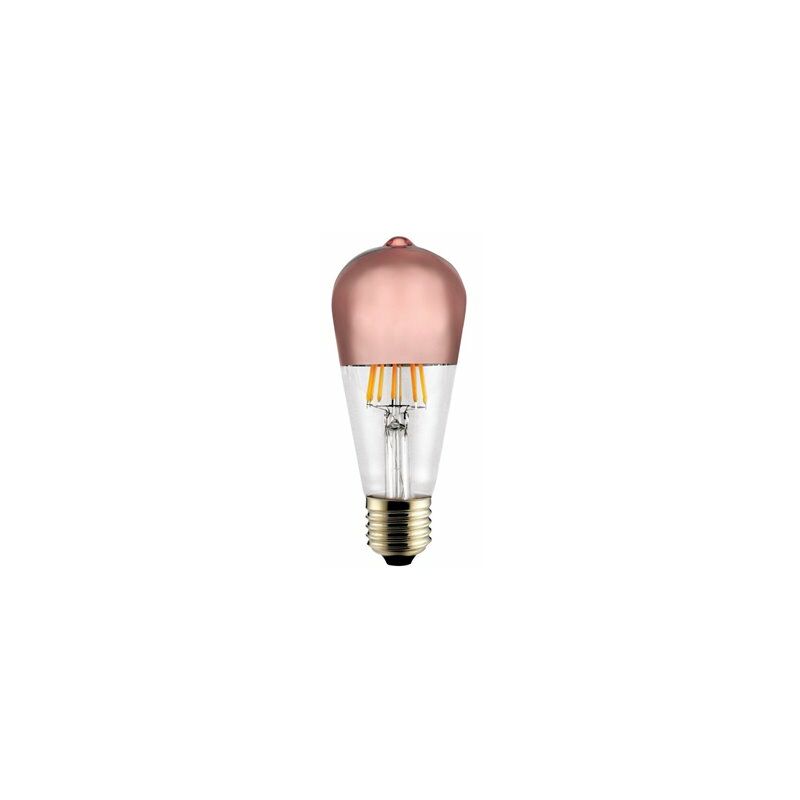foto del prodotto lampadina led e27 st64 mezzo specchio bronzo 6w