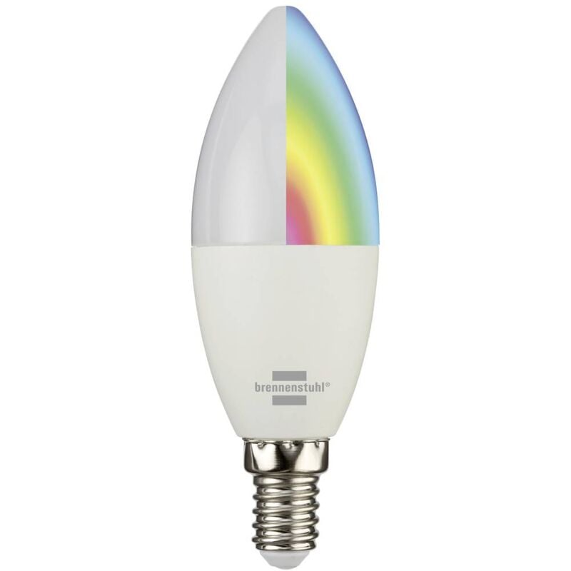 foto del prodotto lampadina led erp g a g smart connect e14 bianco freddo, bianco caldo, rgb brennenstuhl