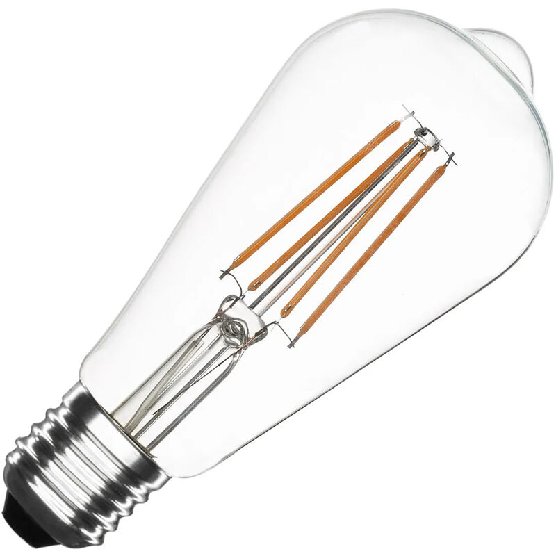 foto del prodotto lampadina led filamento 7,5w watt e27 st64 vetro kodak 67026 eu 2700 dimmerabile