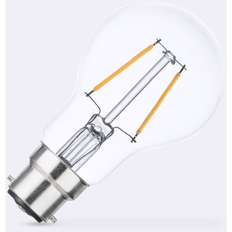 foto del prodotto lampadina led filamento b22 2w 200 lm a60 bianco naturale no flicker 4000k