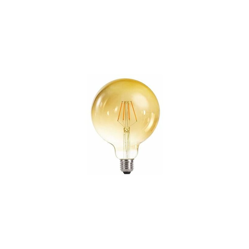 foto del prodotto lampadina led g125 e27 4w 350lm 2000 k caramello