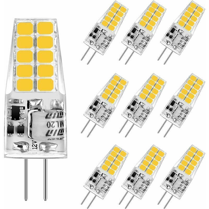 immagine 0 del prodotto lampadina led g4 3,5 w, bianco caldo 3000 k, 350 lm, sostituzione per lampade alogene da 20 w 35 w, 12 v ca cc, senza sfarfallio, non dimmerabile,