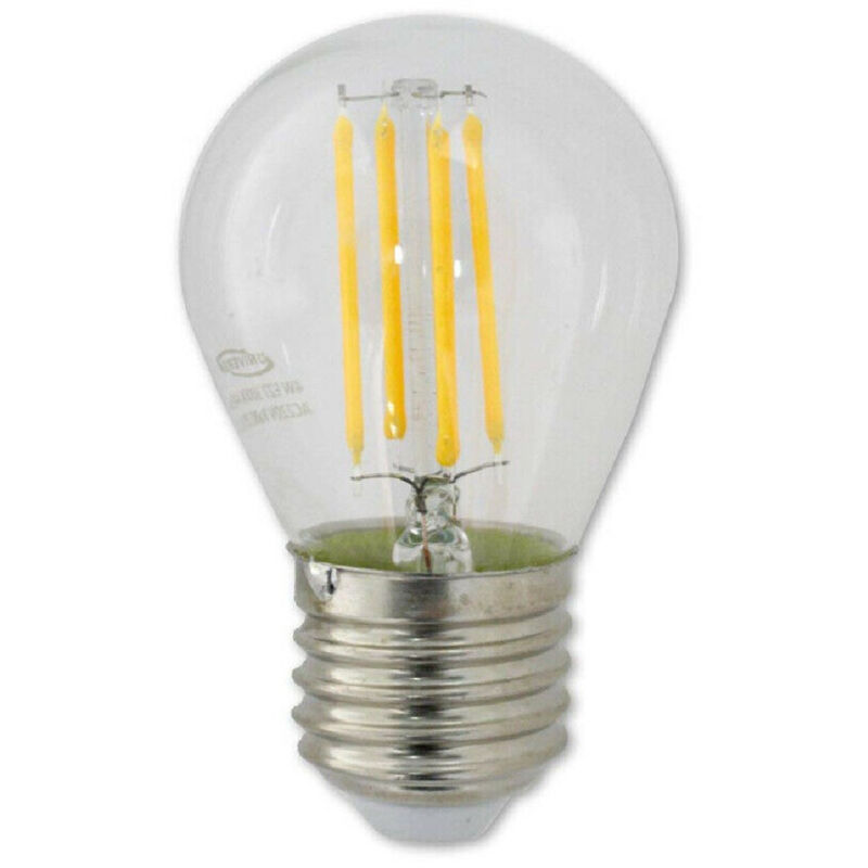 foto del prodotto lampadina led g45 a filamento e27 sfera luce fredda naturale calda 4 w g45a t bianco freddo trade shop traesio