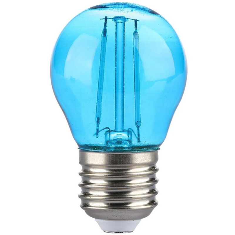 foto del prodotto lampadina led g45 v tac 2w e27 blu vt 2132 b n 7412 217412