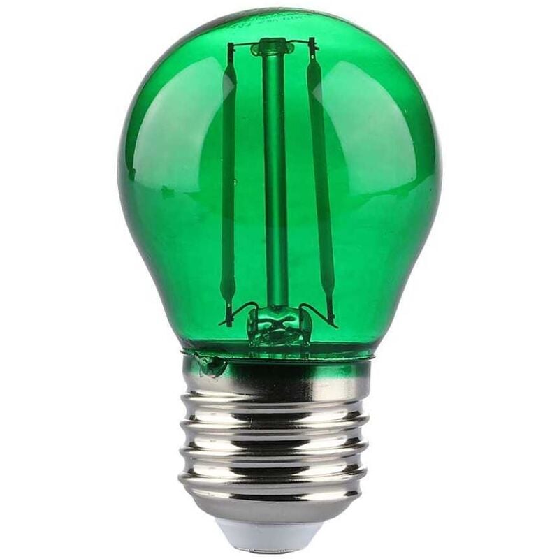 foto del prodotto lampadina led g45 v tac 2w e27 verde vt 2132 g n 7411 217411