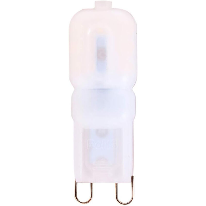 foto del prodotto lampadina led g9 2,5 watt luce calda 3000k illuminazione per lampadari applique