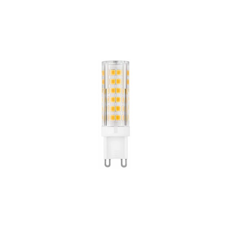 foto del prodotto lampadina led g9 matel alluminio pc 10w calda