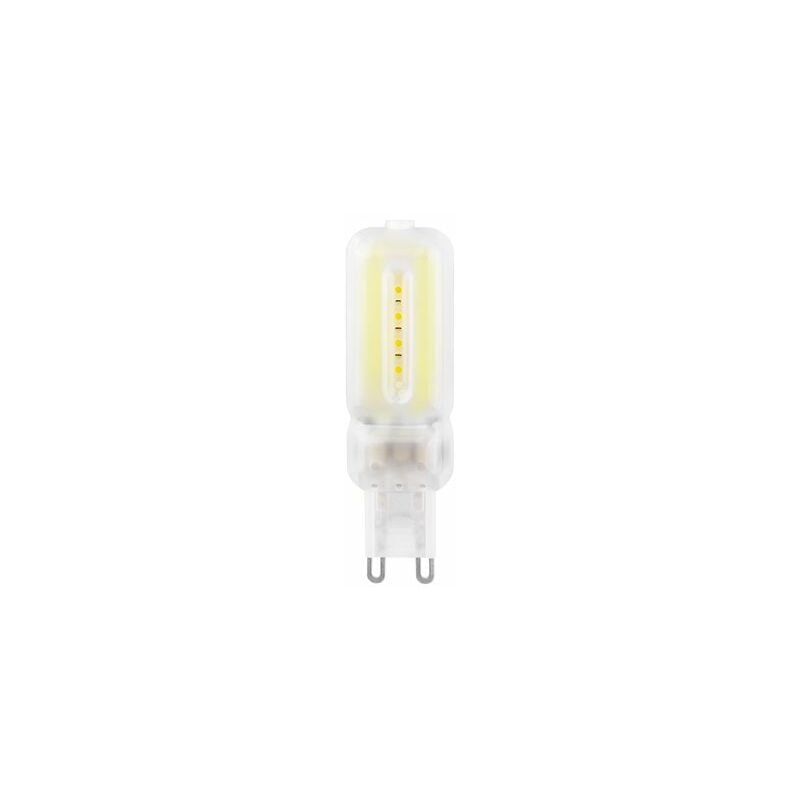 foto del prodotto lampadina led g9 piatta matel 7w calda