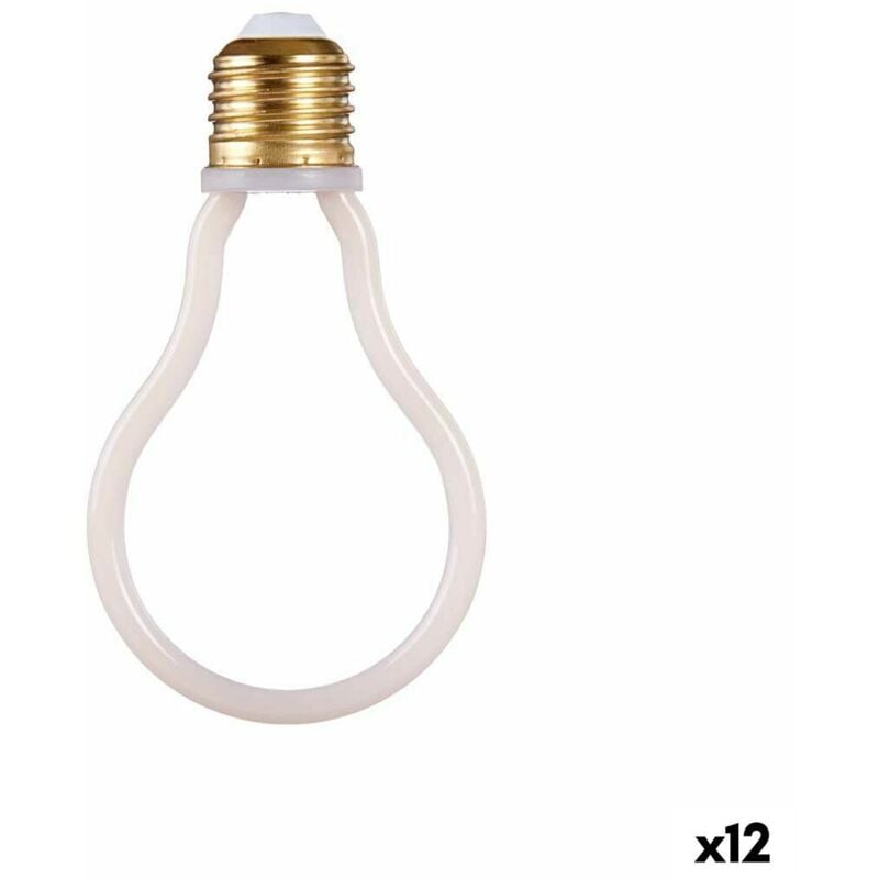 foto del prodotto lampadina led gift decor bianco 4 w e27 9,5 x 13,5 x 3 cm 12 unità (2700 k)