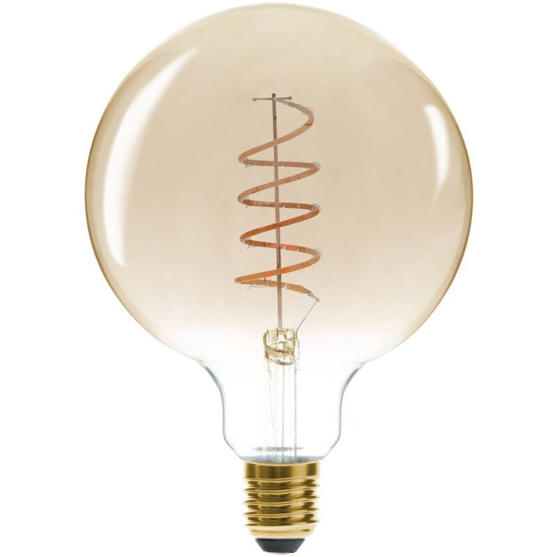 foto del prodotto lampadina led globe ambra attorcigliata, d13cm e27 atmosphera cr ateur d int rieur