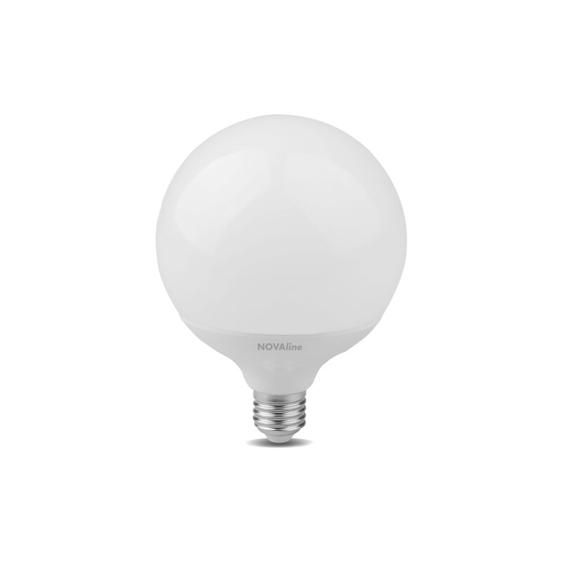 foto del prodotto lampadina led globo 18w e27, luce naturale 4000k gl110n2 novaline