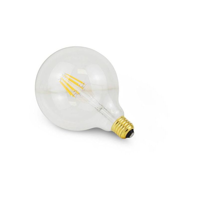 foto del prodotto lampadina led globo a filamento e27 g125 8w bianco neutro