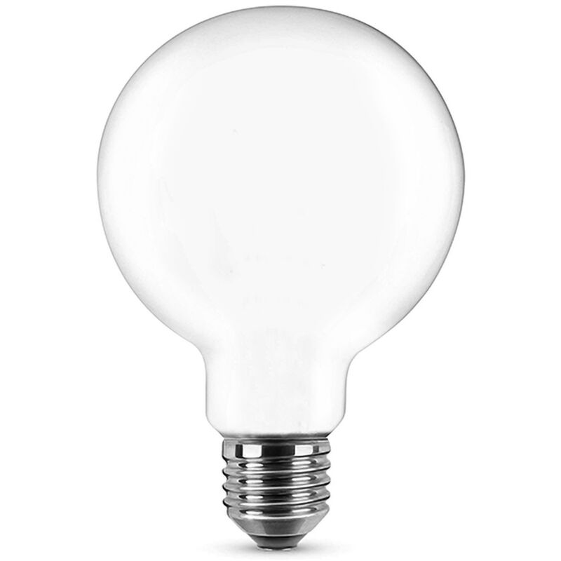 foto del prodotto lampadina led globo e27 8w 2700k 1055lm opale