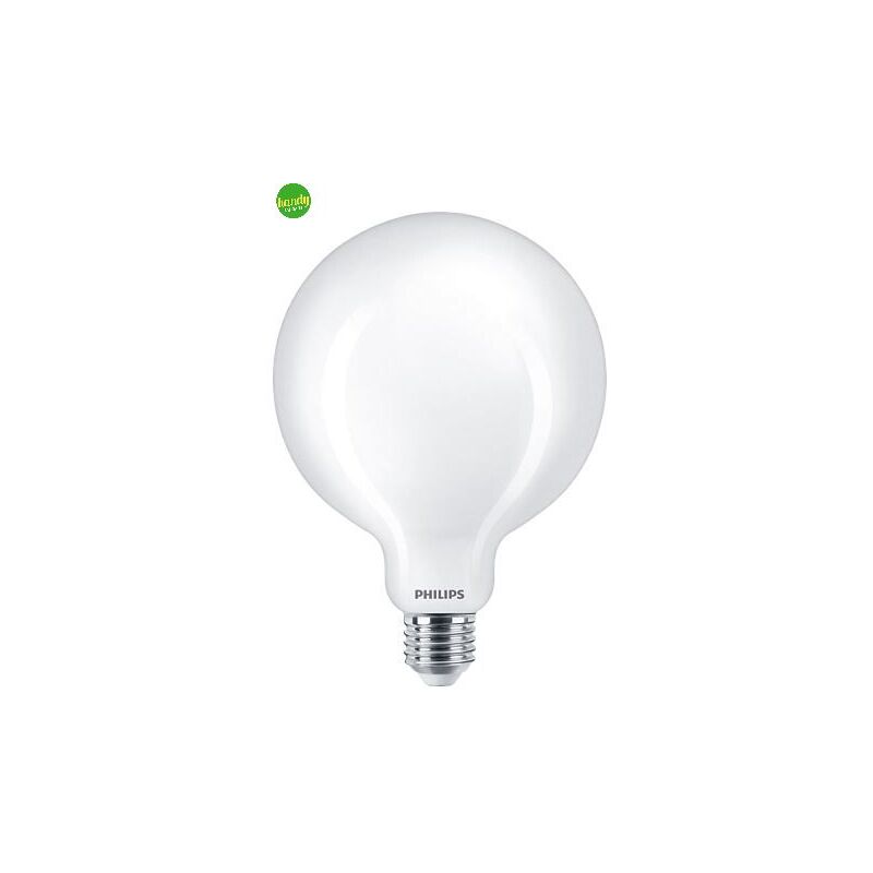 foto del prodotto lampadina led globo philips satinata 8,5 w 75 w e27 2.700k